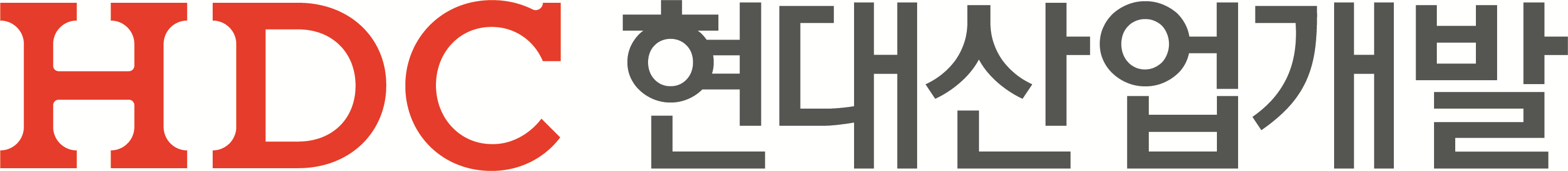 HDC현대산업개발 로고